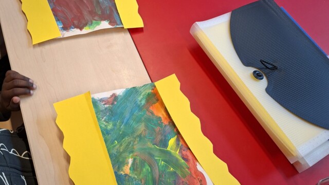 Thema Kunst: schilderij maken, lijst versieren en om je schilderij plakken