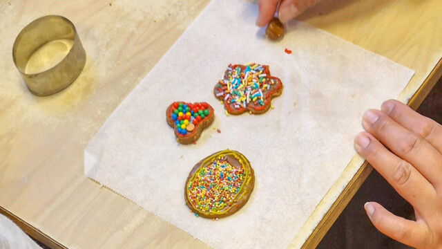 Paaskoekjes maken