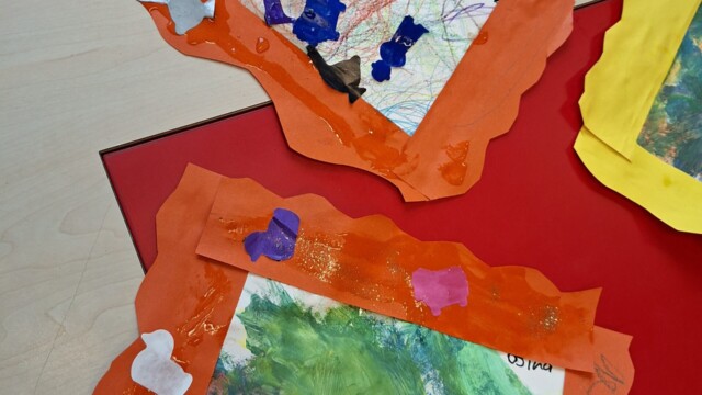 Thema Kunst: schilderij maken, lijst versieren en om je schilderij plakken